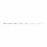 Costco lab emerald and diamond bracelet 18ct yellow gold, UK version