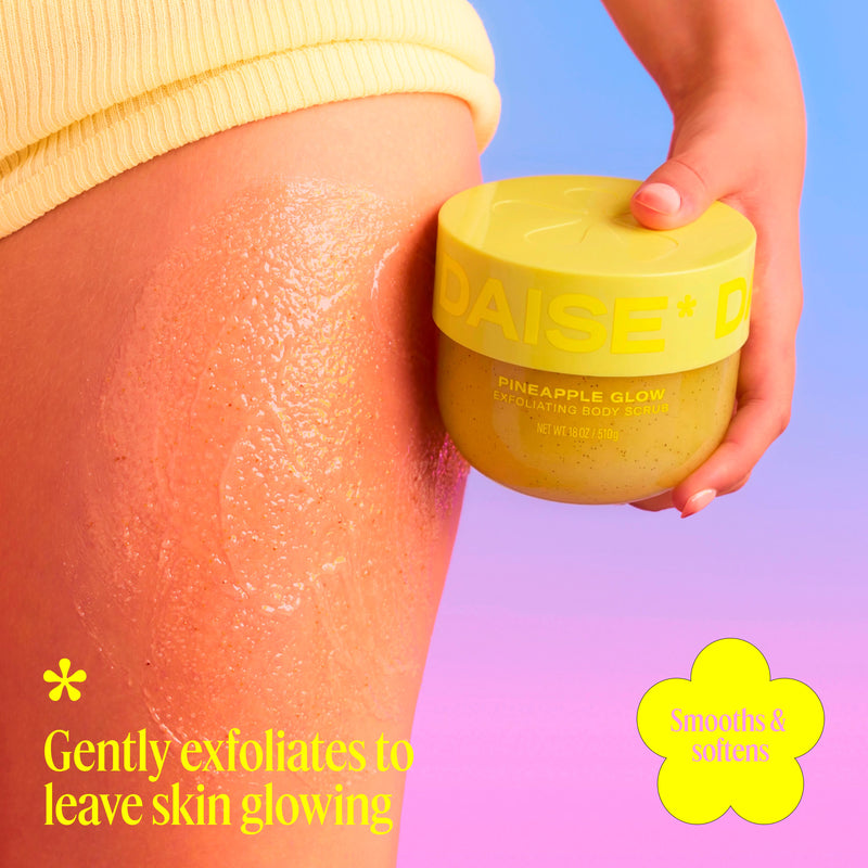 Daise Exfoliating Body Scrub Pineapple Glow 510g, UK version