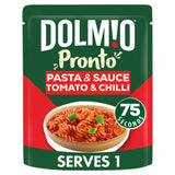 Dolmio Pronto Fusilli Pasta with tomato and chilli sauce 200g - British product