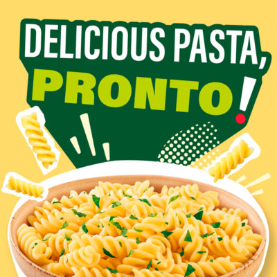 Dolmio Pronto Microwave Fusilli Pasta Twists 200g - British product