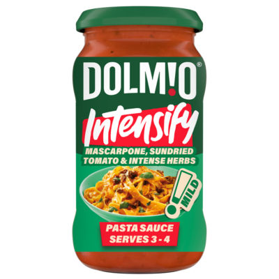 ASDA Dolmio Intensify Pasta Sauce Mascarpone, Sundried Tomato and Intense Herbs 400g- Buy online at McGrocer