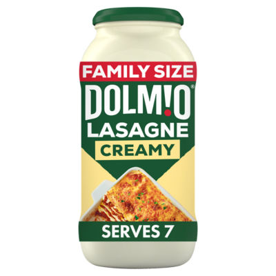 Dolmio creamy white lasagne sauce 655g - British product