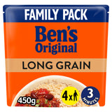 ASDA Ben's Original Long Grain Microwave Rice Family Pack 450g- Buy online at McGrocer
