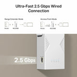 TP-Link RE235BE dual-band WiFi 7 range extender (British brand)