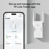 TP-Link RE235BE dual-band WiFi 7 range extender (British brand)