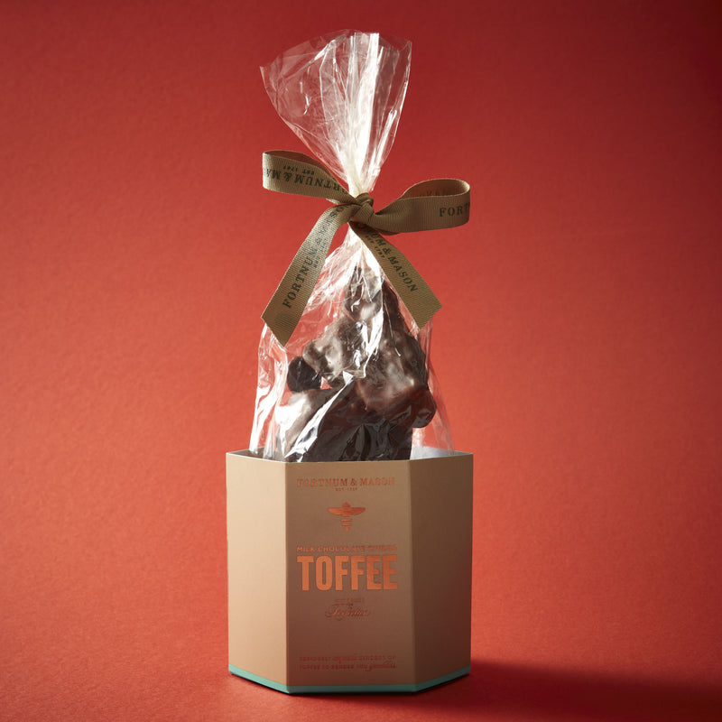 Fortnum's milk chocolate cinder toffee, imported from the UK