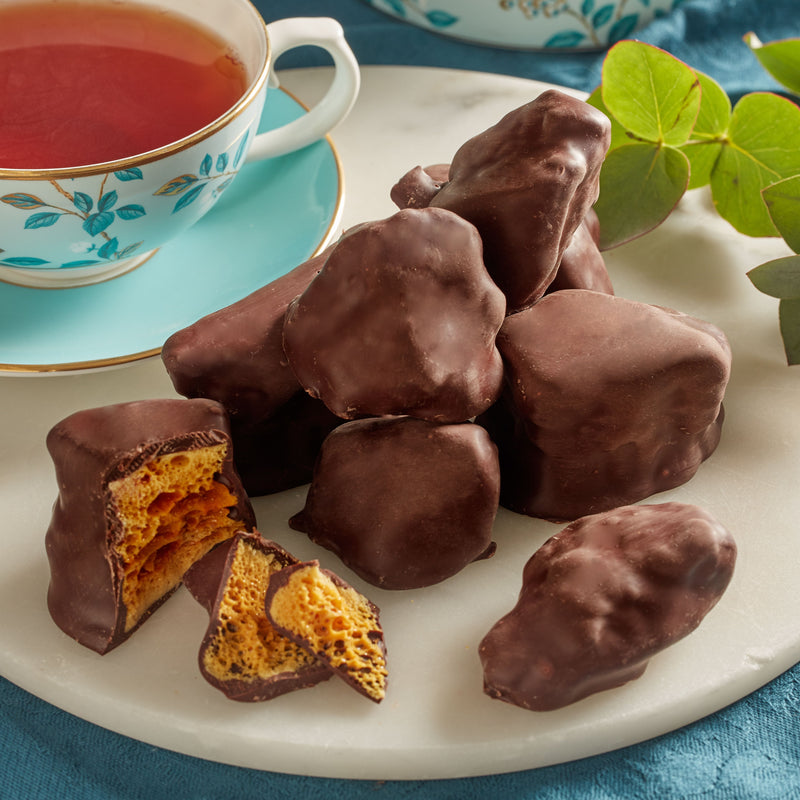 Fortnum's dark chocolate cinder toffee 250g, UK version