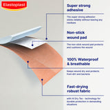 Elastoplast Extra Tough Waterproof Fabric Plasters 12 pack - British product