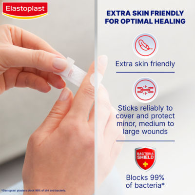 Elastoplast Sensitive Assorted plasters 20 pack, imported from the UK