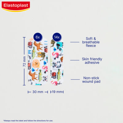 Elastoplast Sensitive Kids plasters 20 count - British product