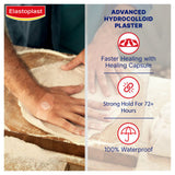 Elastoplast Second Skin Protection plasters 6 pack, imported from the UK
