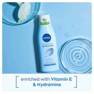 Nivea Refreshing 2-in-1 Milk and Toner 200ML, imported from the UK