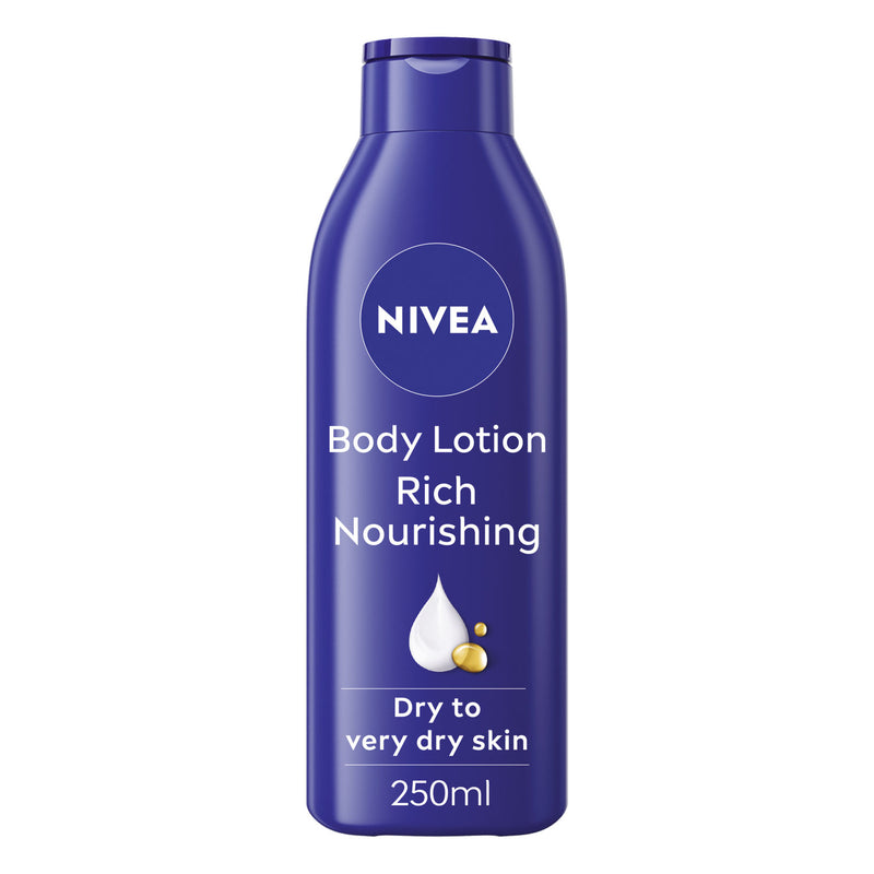 Nivea body lotion for dry skin 250ml, imported from the UK