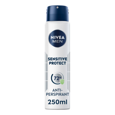 ASDA Nivea Men 72h Sensitive Protect Anti-Perspirant Deodorant Spray 250ml- Buy online at McGrocer