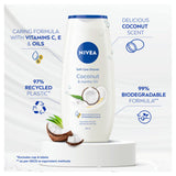 Nivea Coconut & Jojoba Oil Shower Cream 250ml, imported from the UK