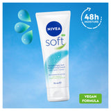 Nivea Soft moisturiser for face, body and hands 75ml, imported from the UK