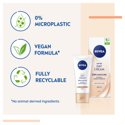 Nivea tinted day cream light skin tone 50ML, imported from the UK