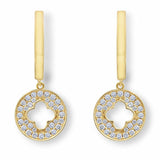Costco diamond drop earrings 0.29ctw round brilliant cut 14ct gold - British product