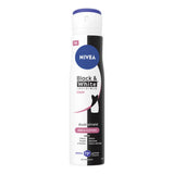 ASDA Nivea Black & White Invisible Clear 72h Anti-Perspirant Deodorant 250ML- Buy online at McGrocer