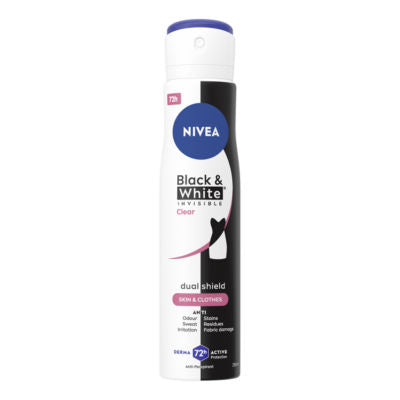 Nivea Black & White anti-perspirant spray 250ml, imported from the UK