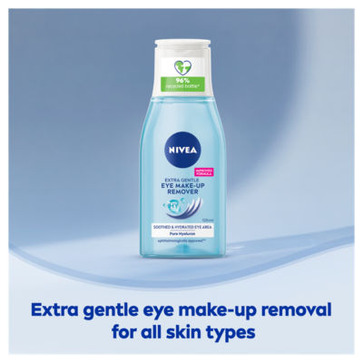 Nivea extra gentle eye makeup remover 125ml, imported from the UK