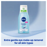 Nivea extra gentle eye makeup remover 125ml, imported from the UK