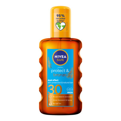 Nivea Protect & Bronze Oil Spray 200ml (British brand)