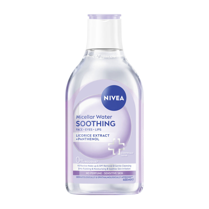 Nivea Soothing Micellar Water for Sensitive Skin 400ml, imported from the UK
