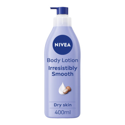 ASDA Nivea Irresistibly Smooth Body Lotion Dry Skin 400ml- Buy online at McGrocer