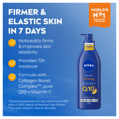 NIVEA Q10 firming body lotion with Vitamin C 400ml - British product