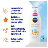 Nivea babies and kids sensitive protect sun cream lotion 200ML, imported from the UK
