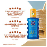 Nivea Protect & Dry Touch sun spray SPF30 200ml, UK version