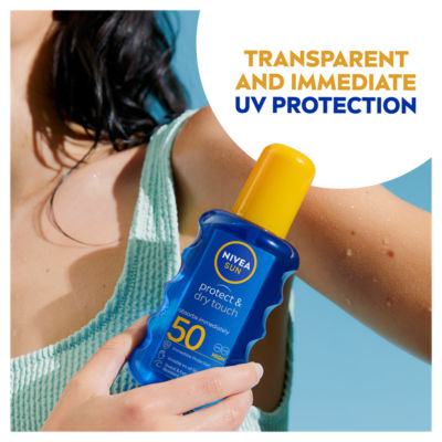 Nivea invisible sun spray SPF50 200ml (British brand)
