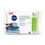 Nivea biodegradable cleansing wipes 20 pack, imported from the UK
