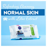 Nivea biodegradable cleansing wipes 20 pack, imported from the UK