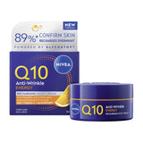 ASDA Nivea Q10 Anti-Wrinkle Energy Radiance Recharging Night Cream 50ml- Buy online at McGrocer