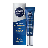 Nivea MEN Hyaluron Anti-Age Eye Cream 15ml, imported from the UK