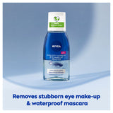 Nivea Double Effect eye make-up remover 125ml, imported from the UK