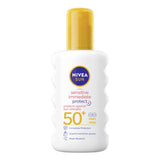 Nivea Sensitive SPF 50+ spray 200ml, imported from the UK