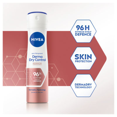 Nivea Derma Control Spray 200ml antiperspirant (British brand)