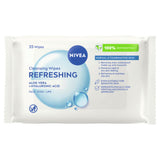 Nivea Refreshing 3-in-1 Cleansing Face Wipes 25 wipes, imported from the UK