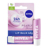 Nivea Pearly Shine lip balm 4g, imported from the UK