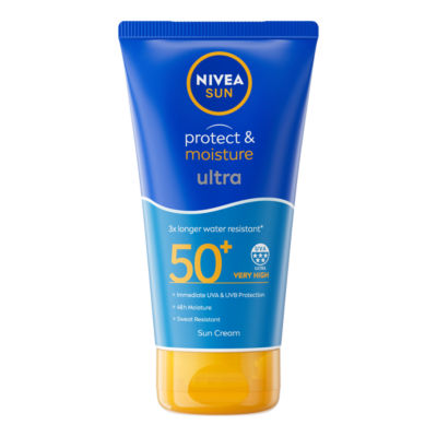 Nivea Protect & Moisture Ultra SPF 50+ sun cream 150ML, imported from the UK