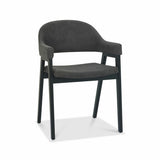 Bentley Designs grey fabric armchair 2 pack, imported from the UK