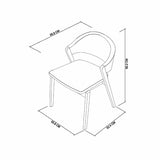 Bentley Designs rust velvet dining chair 2 pack (British brand)