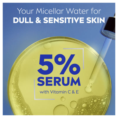 Nivea serum infused micellar water skin radiance 400ml, imported from the UK