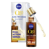 ASDA Nivea Q10 Anti-Wrinkle Expert Dual Action Face Serum 30ml- Buy online at McGrocer