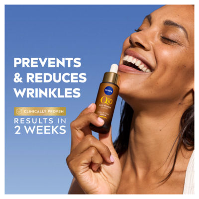 Nivea anti-wrinkle dual action face serum 30ml (British brand)
