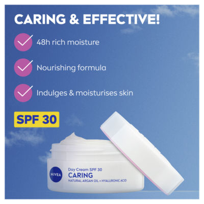 Nivea face cream with SPF30 50ml - British product