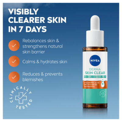 Nivea Derma Rebalance Serum 30ml, imported from the UK